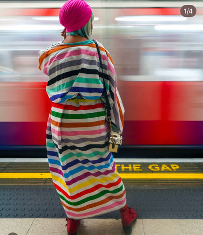 TUBEMAP DUVET DRESS