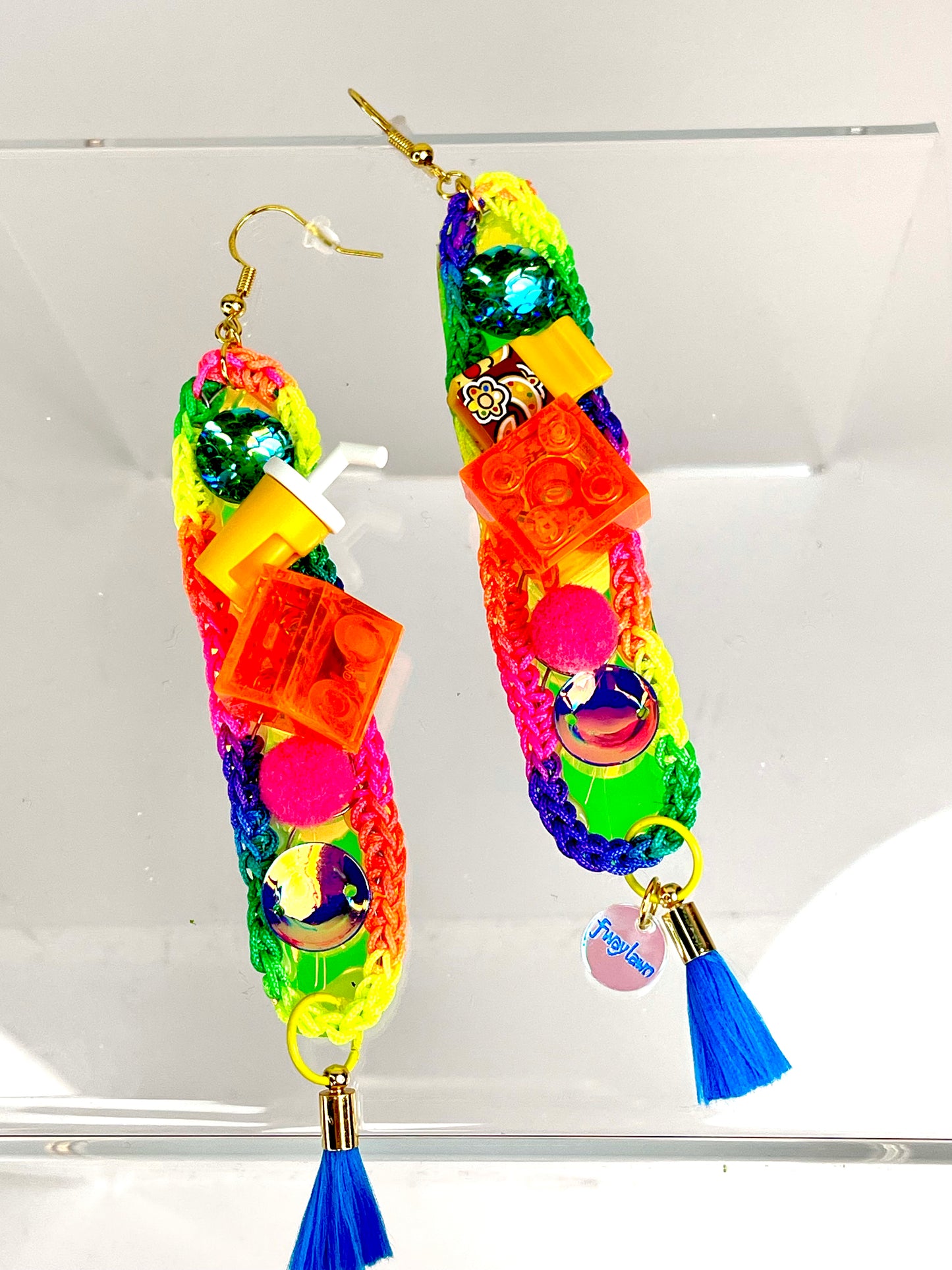 Rainbow earrings