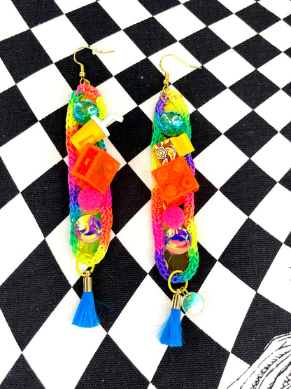 Rainbow earrings